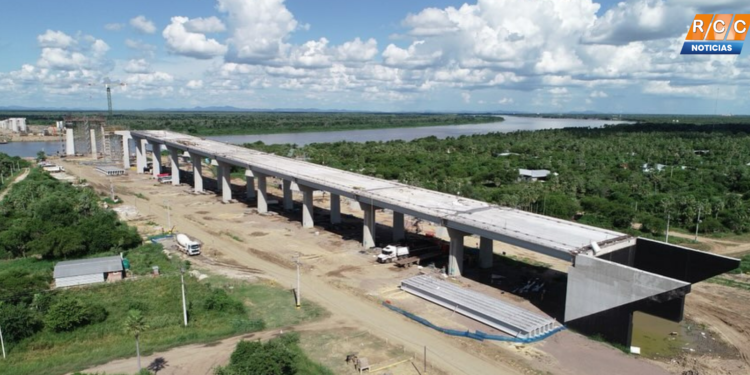 Construcción del Puente de la Bioceánica acaricia ya casi el 50% de su ejecución