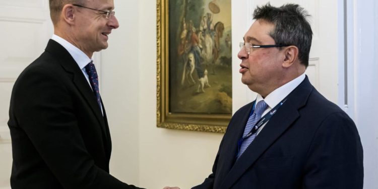 El Senador Gustavo Leite se reúne con el Canciller húngaro para fortalecer la cooperación entre Paraguay y Hungría