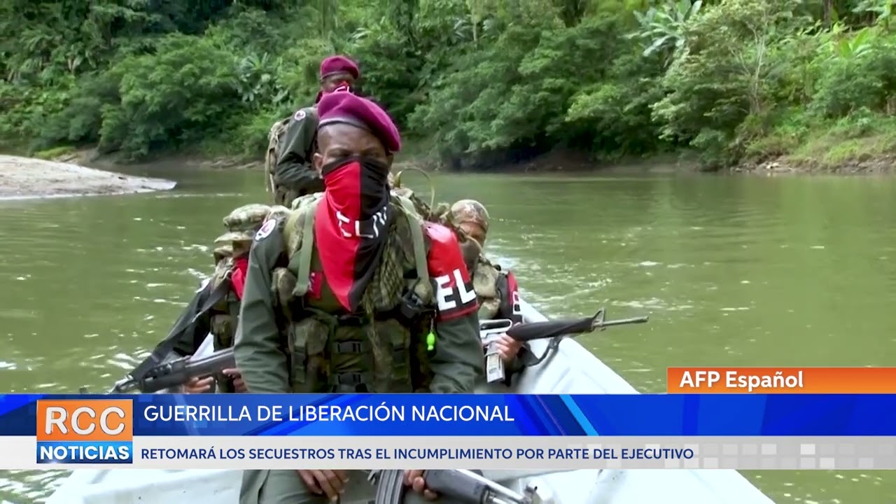 La guerrilla ELN anuncia que retomará los secuestros en Colombia