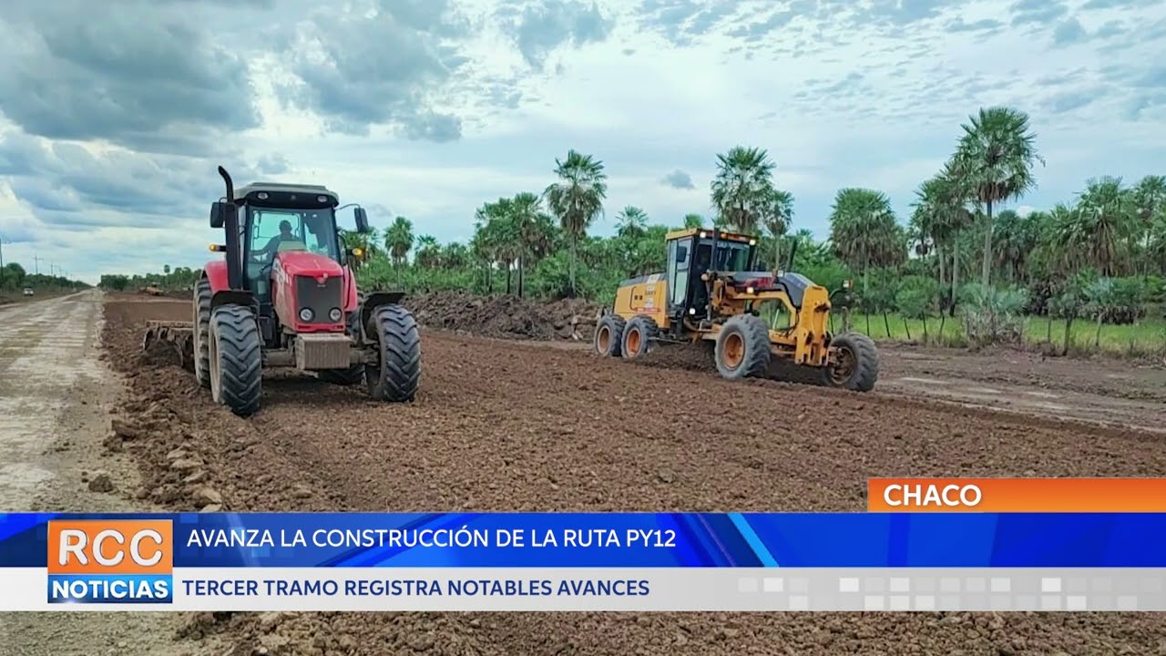 Avanza la construcción de la ruta PY12