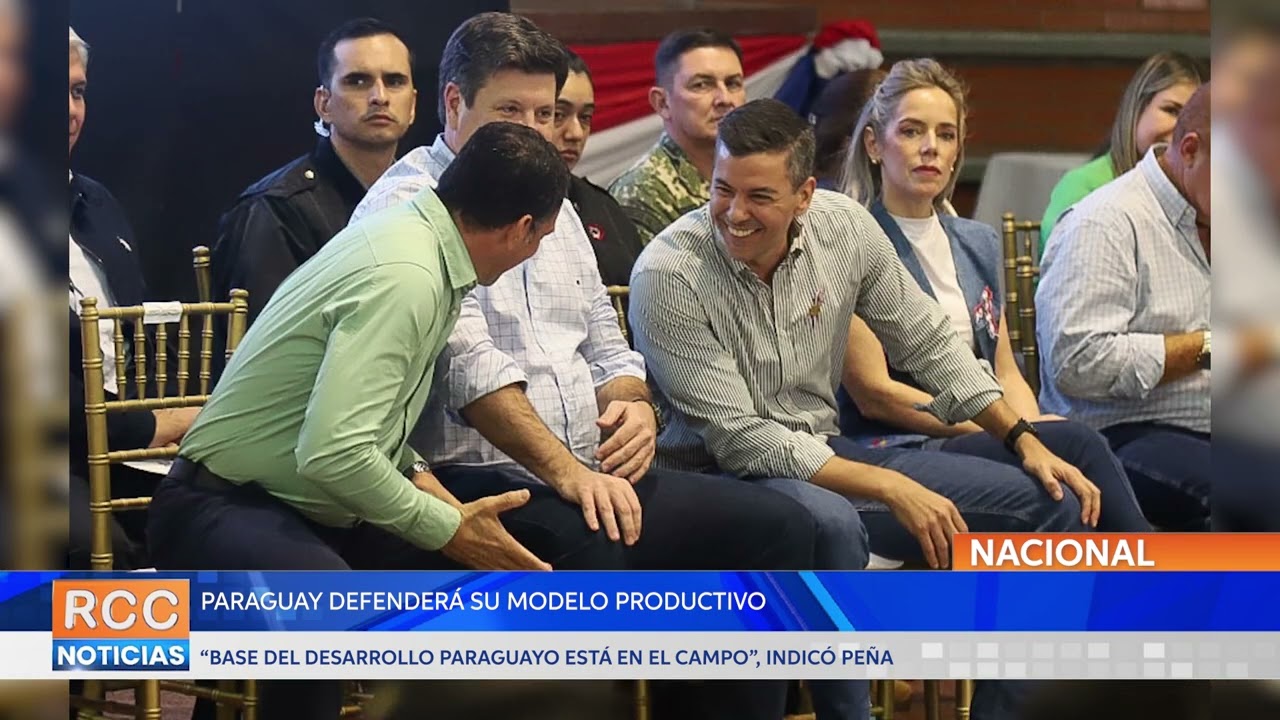 Presidente Peña aseguró que Paraguay defenderá su modelo productivo