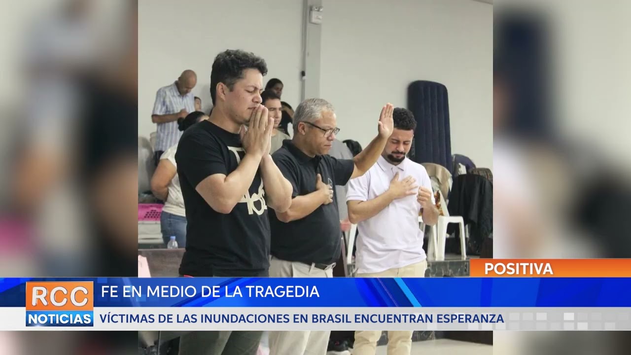 Fe en medio de la tragedia: víctimas de las inundaciones en Brasil encuentran esperanza