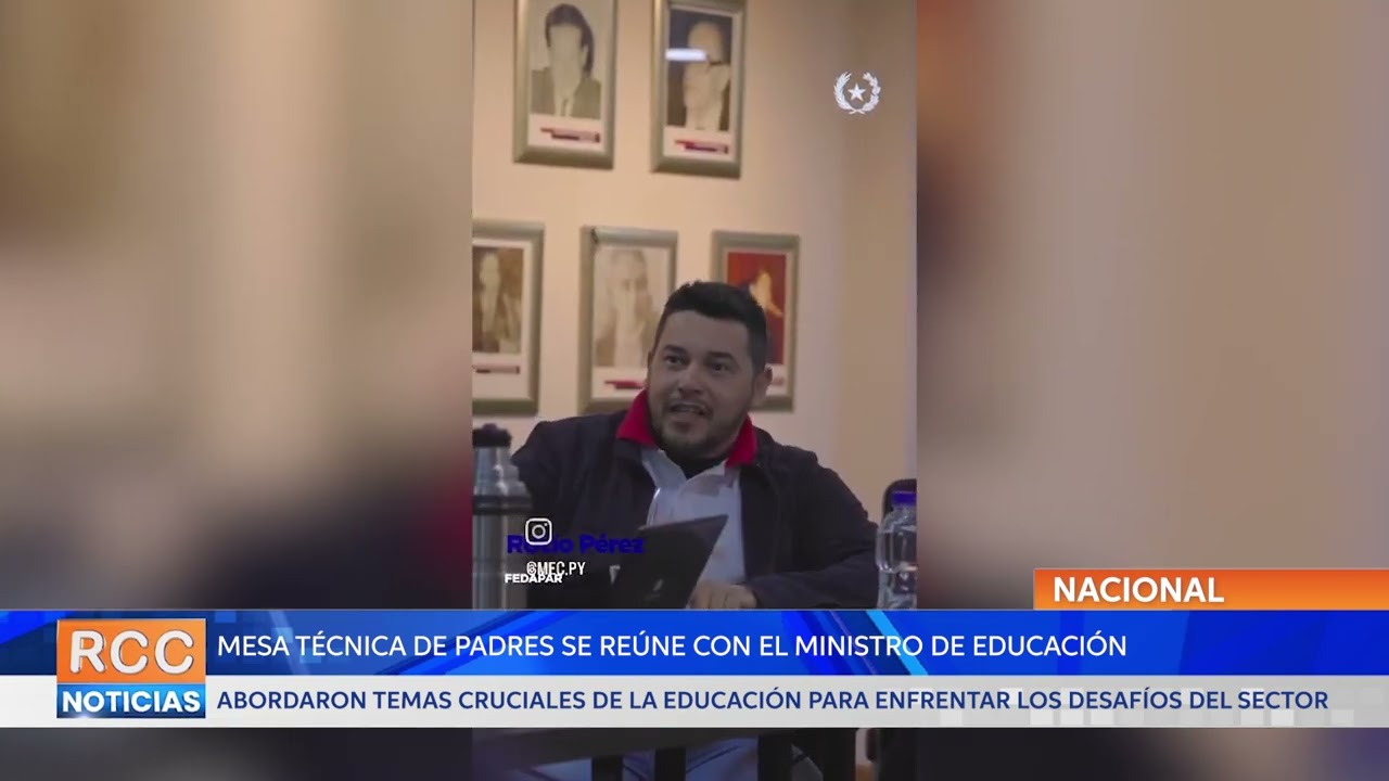 Mesa Técnica de Padres se reúne con el Ministro de Educación para abordar temas cruciales
