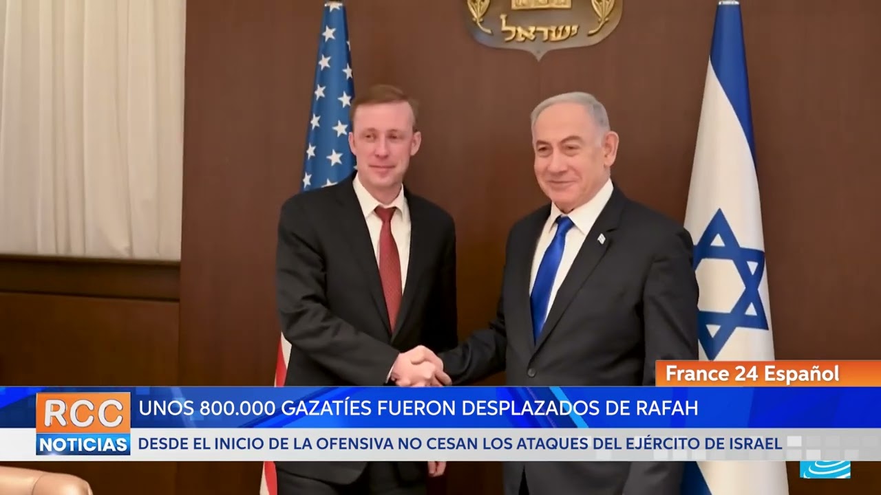 Según la ONU, más de 800.000 gazatíes han sido desplazados de Rafah por temor de escalada israelí