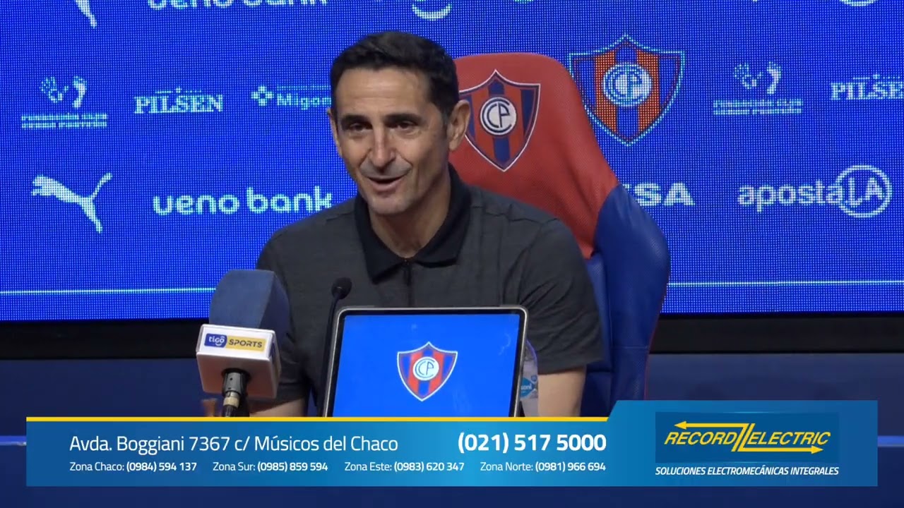 Cerro Porteño vs. Guaraní: Palabras del DT Manolo Jiménez