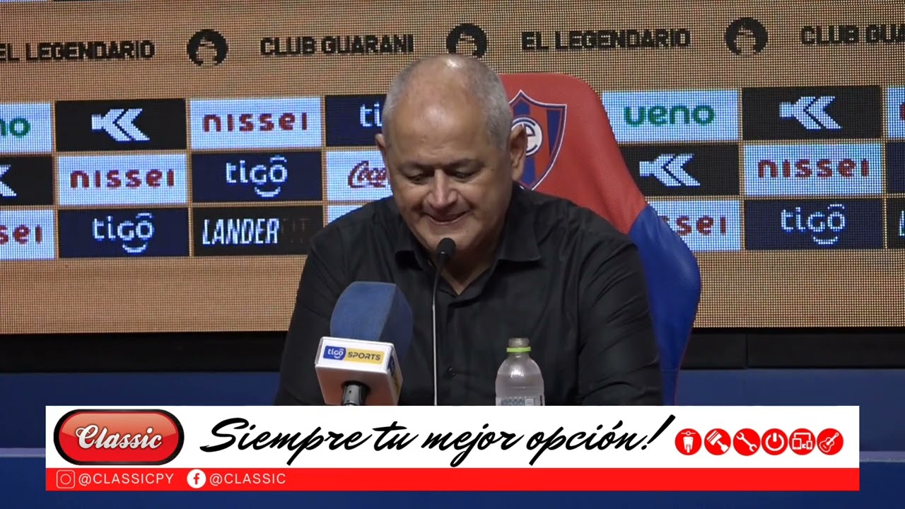 Cerro Porteño vs. Guaraní: Palabras del DT Francisco Arce
