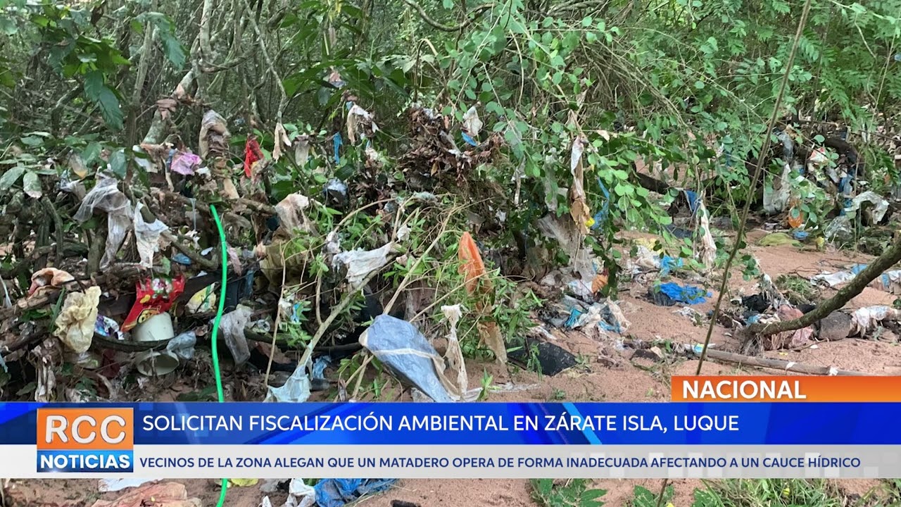 En Luque solicitan fiscalización para un cauce hídrico y un matadero que opera de forma inadecuada