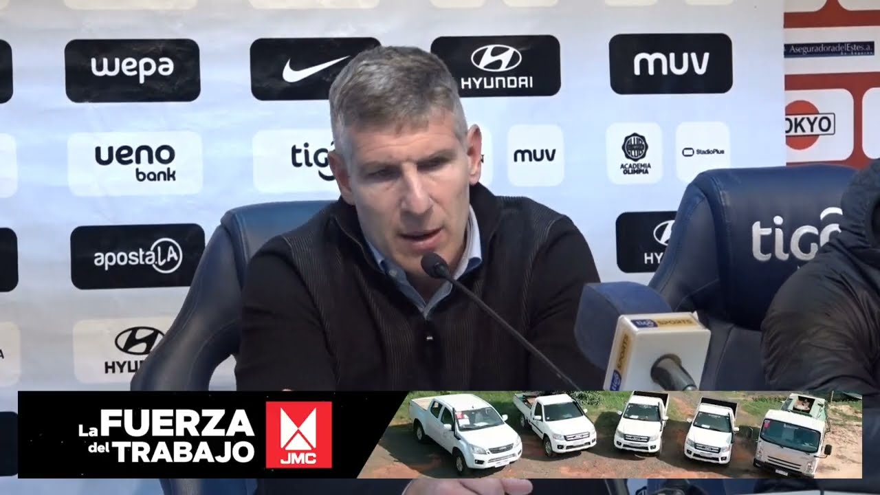 Olimpia vs. Sportivo Trinidense: Palabras del DT Martin Palermo