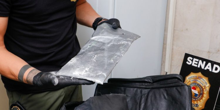 Senad evita el envío de cocaína a Madrid desde Aeropuerto Silvio Pettirossi