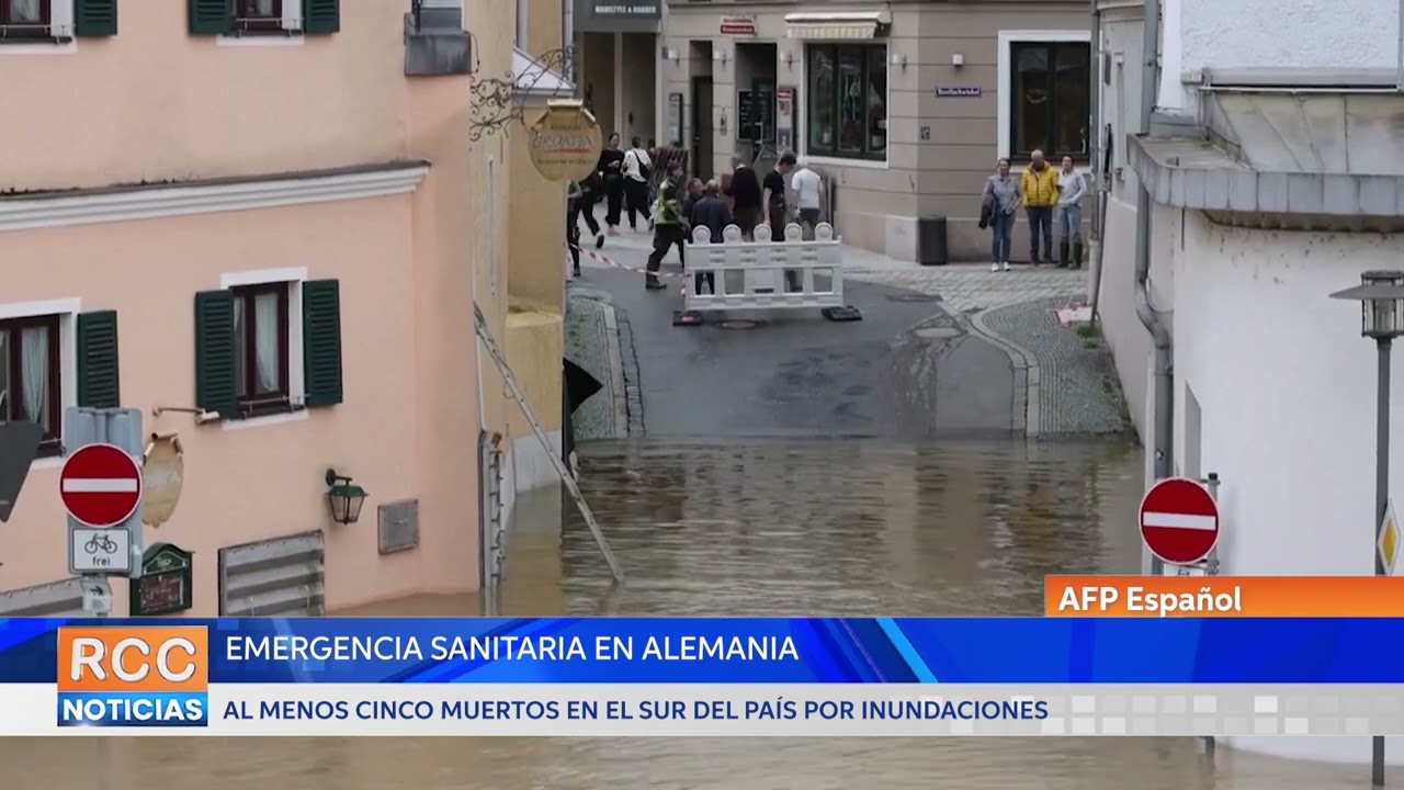 Al menos cinco muertos en Alemania por inundaciones