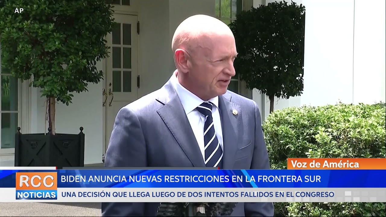 Biden anuncia nuevas restricciones en la frontera sur