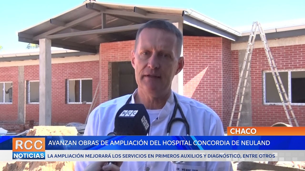 Avanzan obras de ampliación del Hospital Concordia de Neuland