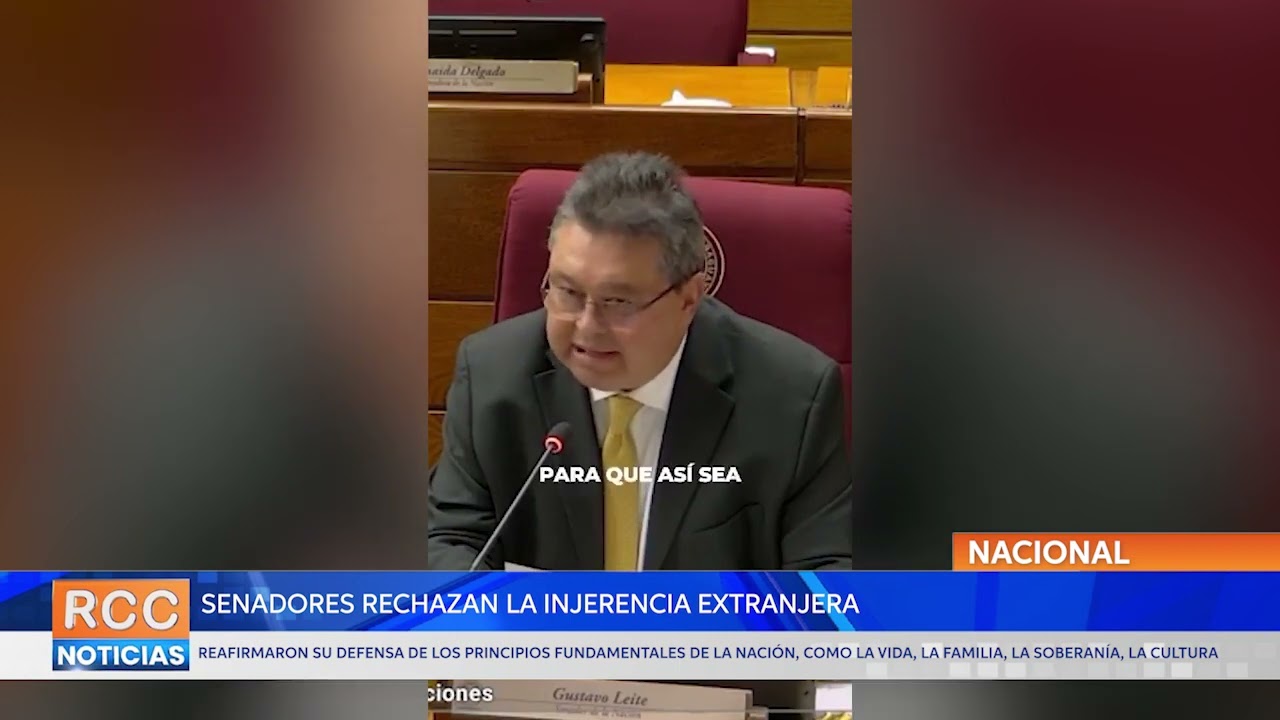 Senadores rechazan la injerencia extranjera en la cultura y los valores familiares
