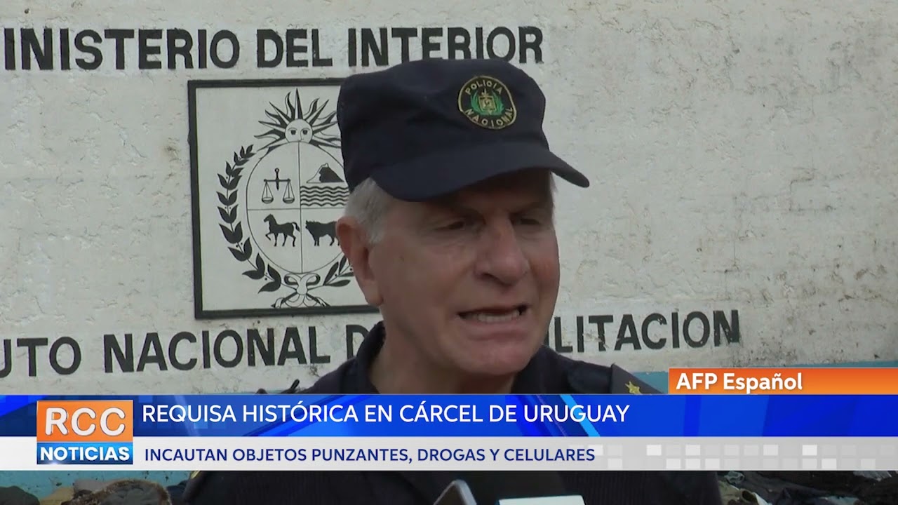 Incautan objetos punzantes, drogas y celulares en cárcel de Uruguay