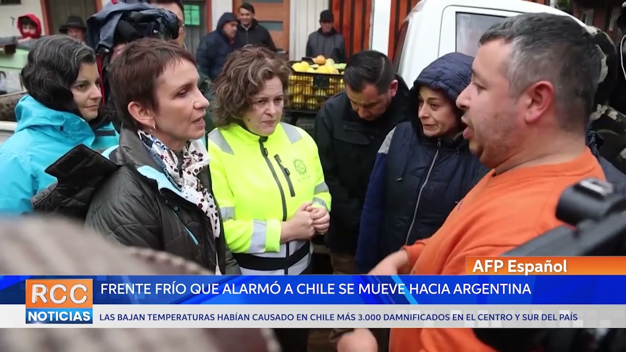 Frente frío que alarmó a Chile y dejó varios damnificados, se mueve hacia Argentina