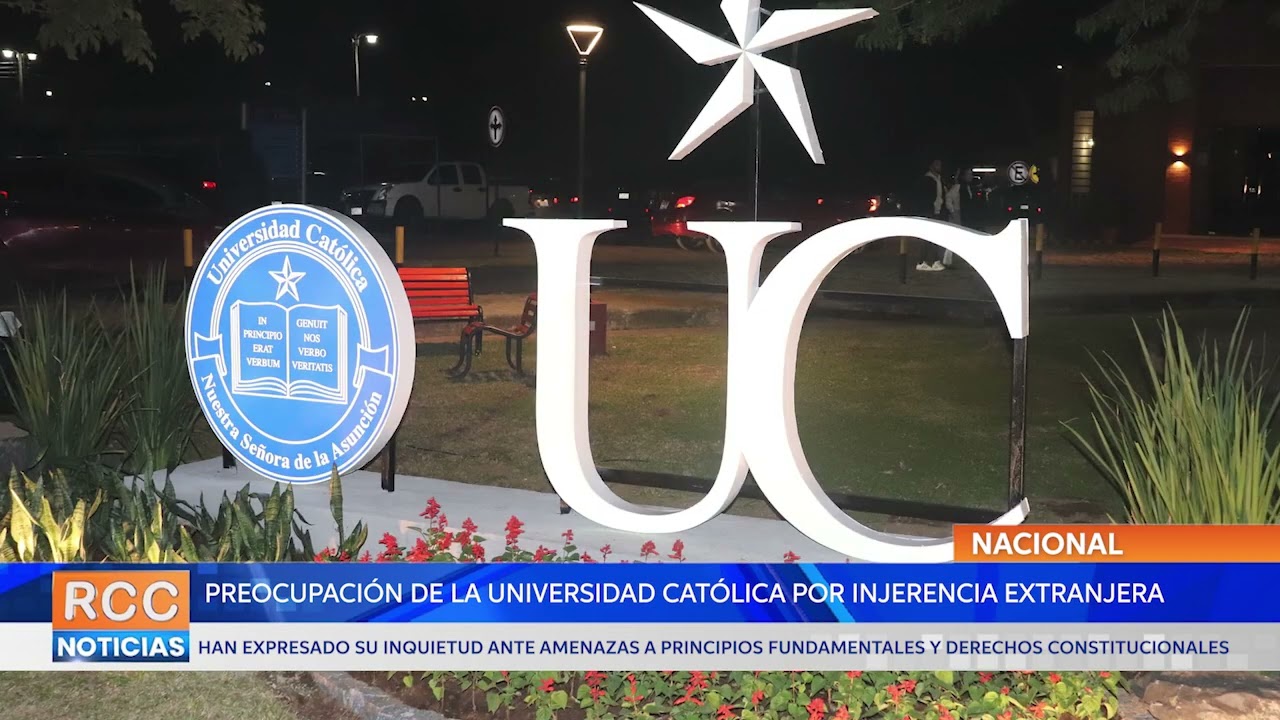 Video: Preocupación de la Universidad Católica por injerencia extranjera ante el gobierno paraguayo
