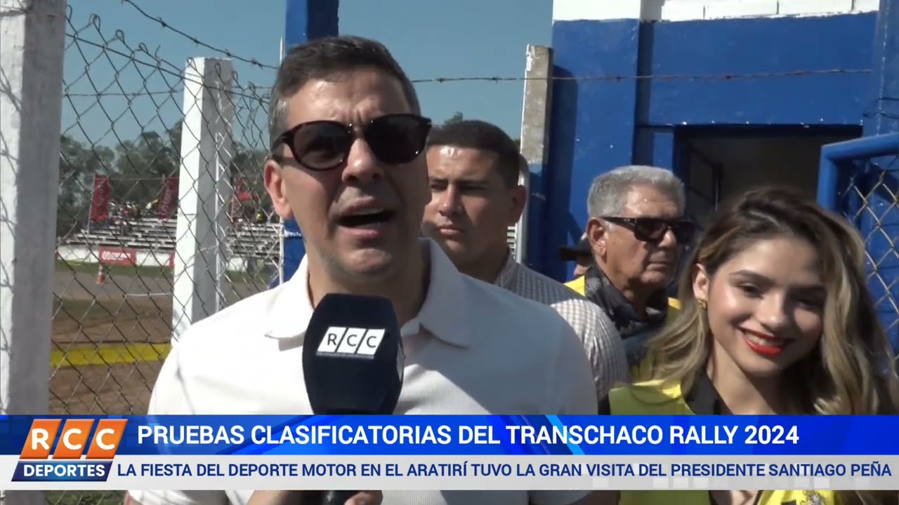 Video: Santiago Peña marco presencia en las Pruebas Clasificatorias del Transchaco Rally 2024