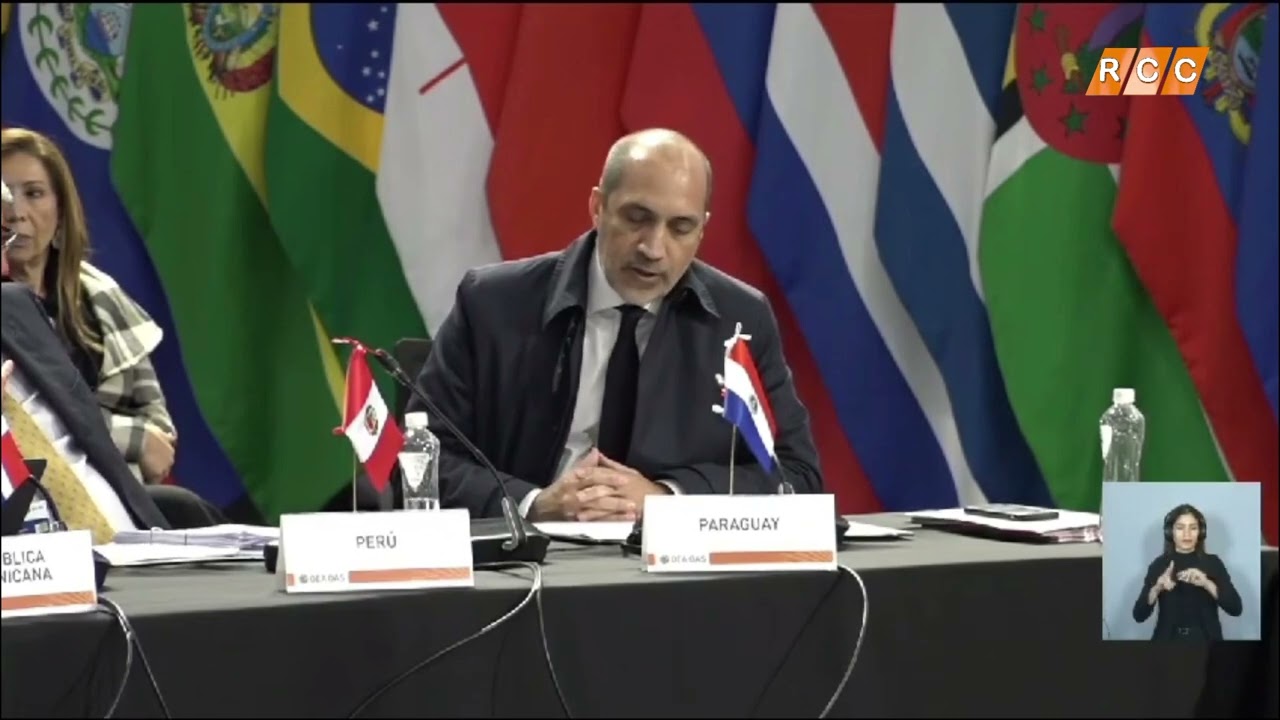 Video: Viceministro de Relaciones Exteriores dejó claro ante la OEA que: Paraguay es Vida- Familia-Soberano