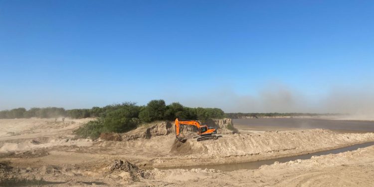 Trabajos en el río Pilcomayo apuntan a la próxima riada