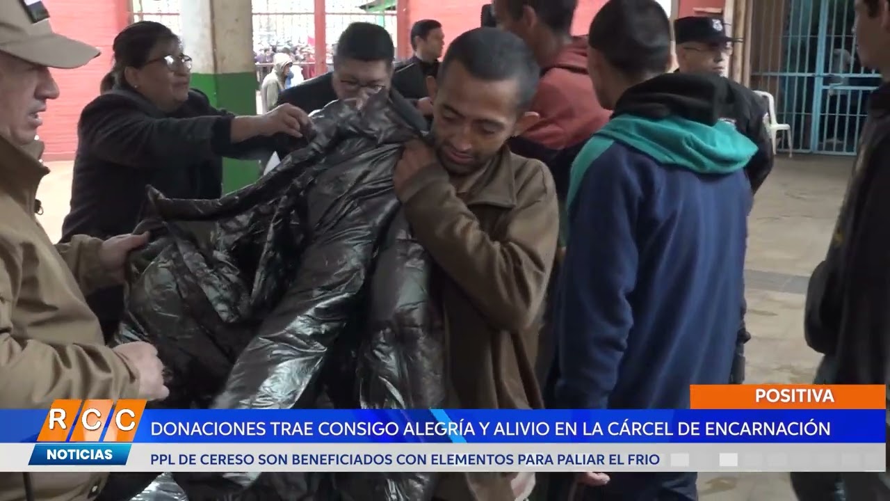Video: Donaciones trae consigo alegría y alivio en la Cárcel de Encarnación