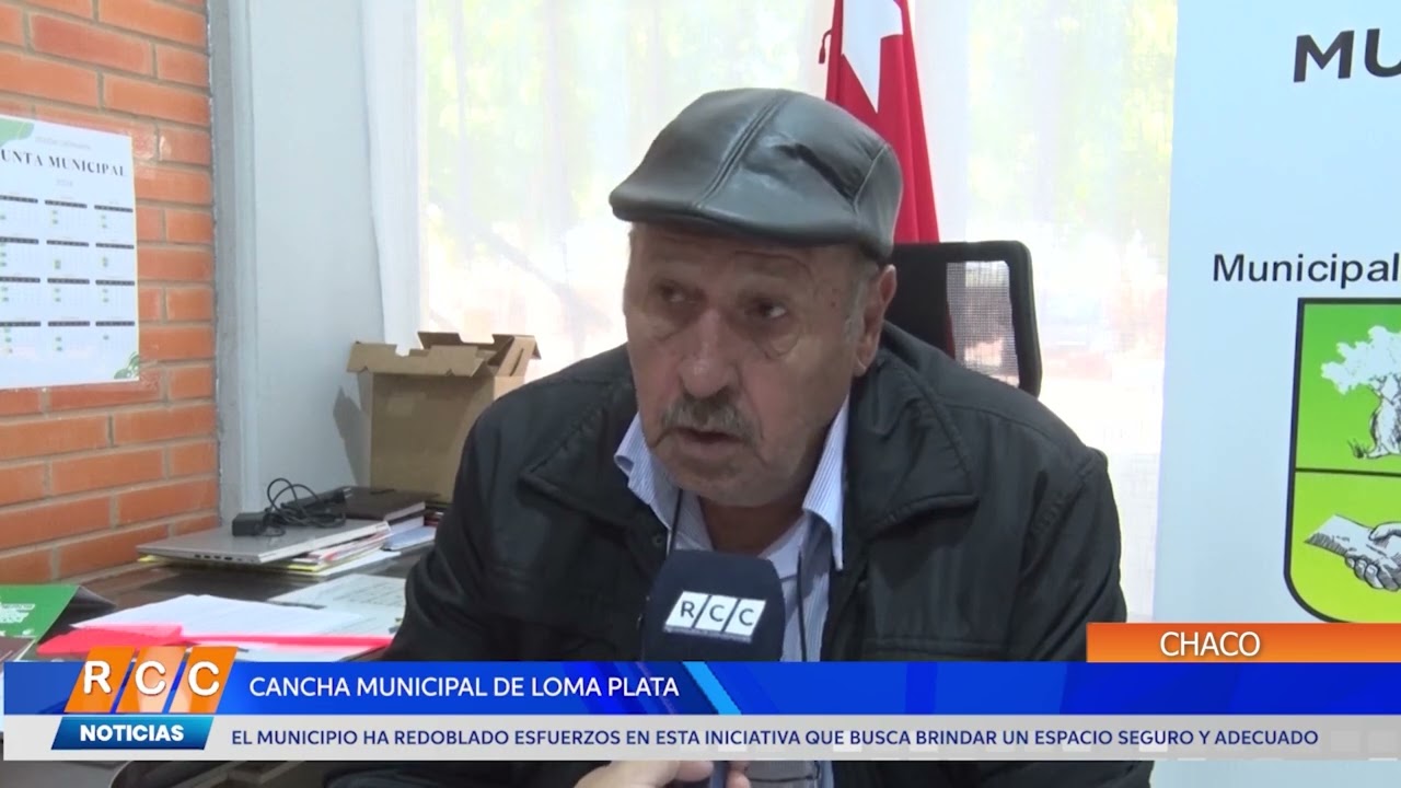 Video: Avanza la construcción de la nueva cancha municipal de Loma Plata