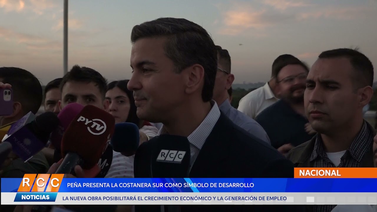 Video: El presidente Santiago Peña presentó la Costanera Sur como símbolo de desarrollo