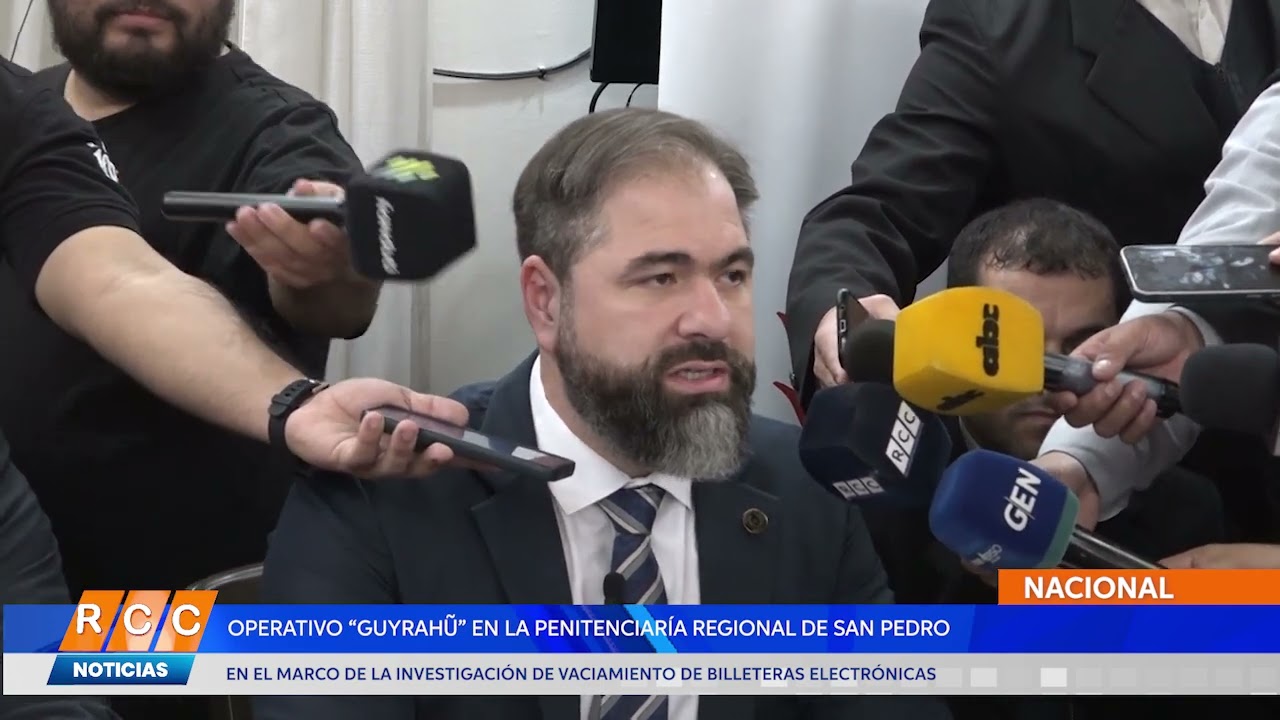 Video: Operativo Guyrahũ: Ministro de Justicia anuncia intervención en la Penitenciaría de San Pedro