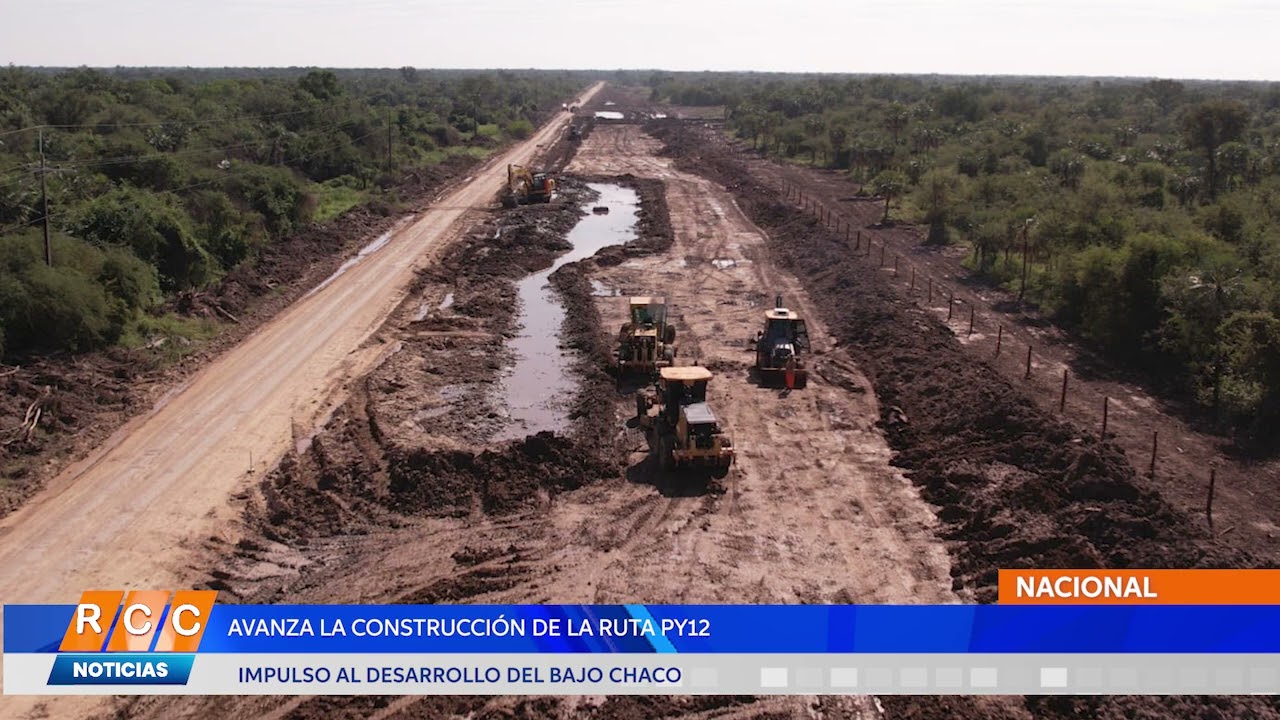 Video: Avanza la construcción de la ruta PY12: Impulso al desarrollo del Bajo Chaco