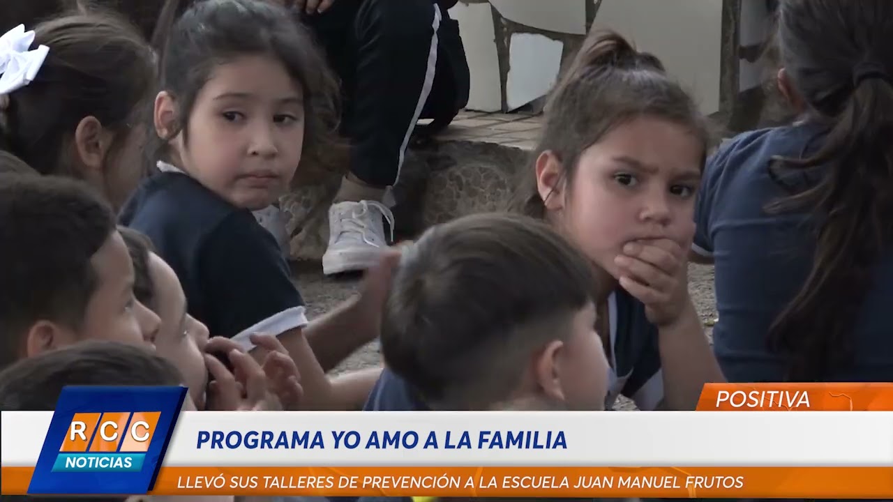 Video: El Programa Yo Amo a la Familia continúa con los talleres de prevención en instituciones educativas