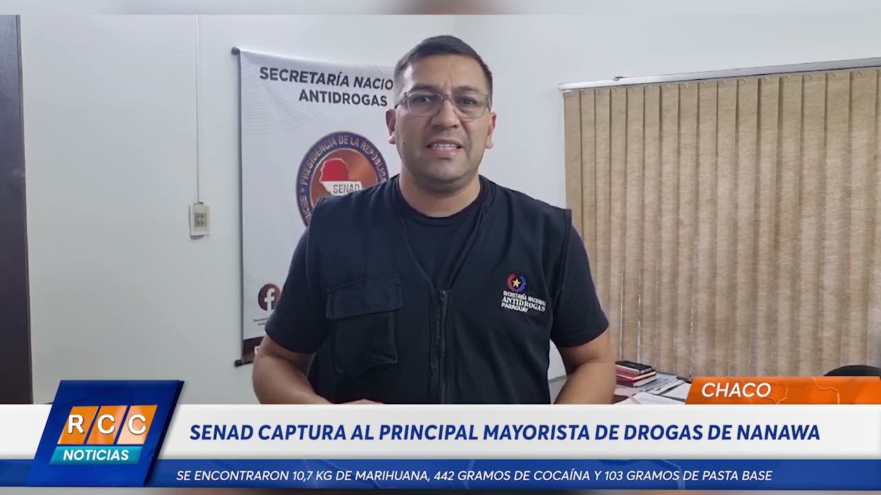 Video: SENAD captura al principal mayorista de drogas de Nanawa