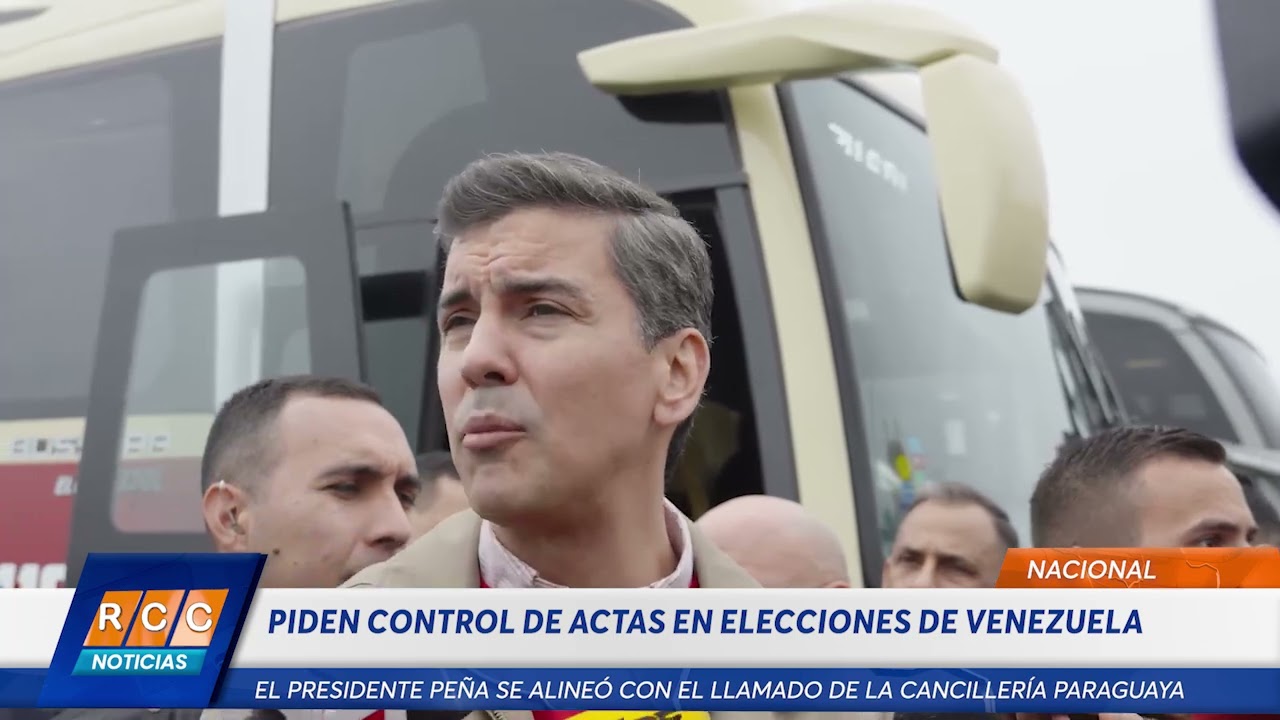 Video: Presidente Peña Pide Control de Actas en Elecciones de Venezuela