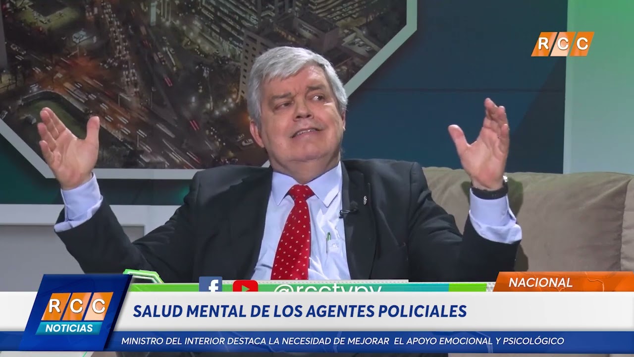 Video: Ministro del Interior destaca la necesidad de mejorar la salud mental de los agentes policiales