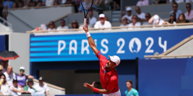 Novak Djokovic avanzó a cuartos de final en París 2024 y busca el oro olímpico