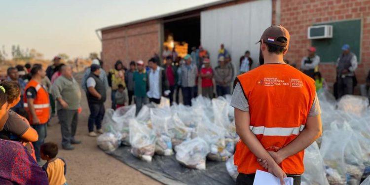 SEN distribuye alimentos en comunidades del Chaco y proyecta asistencia para este viernes a Laguna Negra