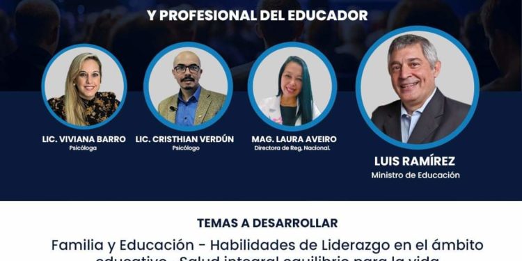 Ministro de Educación llegará al Chaco para inaugurar Conferencia Educativa dirigido a docentes de la región Ministro de Educación llegará al Chaco para inaugurar Conferencia Educativa dirigido a docentes de la región