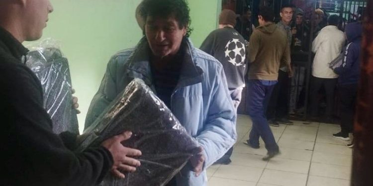 Penitenciaría de Concepción distribuye frazadas a internos vulnerables ante intenso frío Penitenciaría de Concepción distribuye frazadas a internos vulnerables ante intenso frío