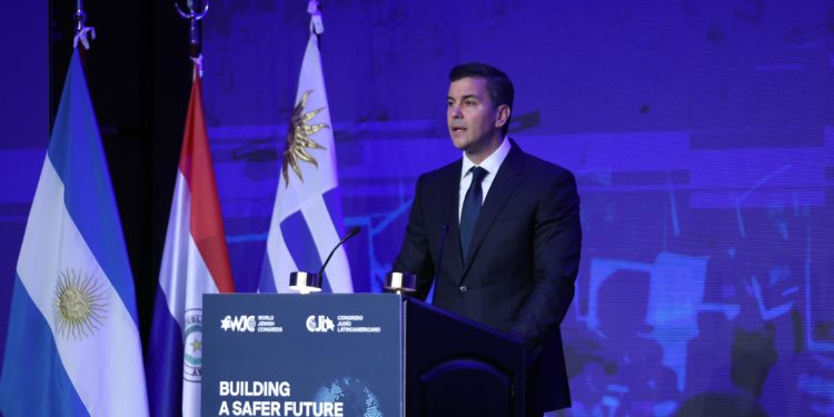 Santiago Peña anuncia el traslado de la embajada de Paraguay en Israel a Jerusalén Santiago Peña anuncia el traslado de la embajada de Paraguay en Israel a Jerusalén