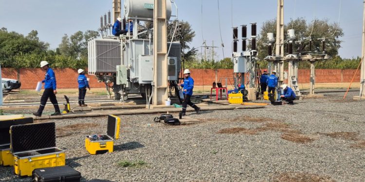 Aprovecharon corte de ANDE y realizaron mantenimiento en Filadelfia.