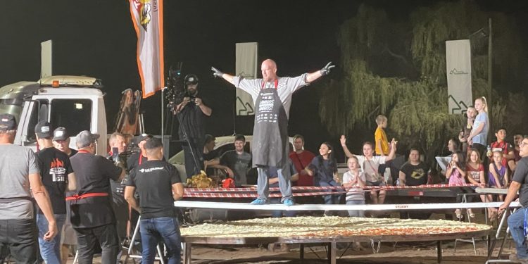 Se logró: Récord Sudamericano de Pizza a la Brasa