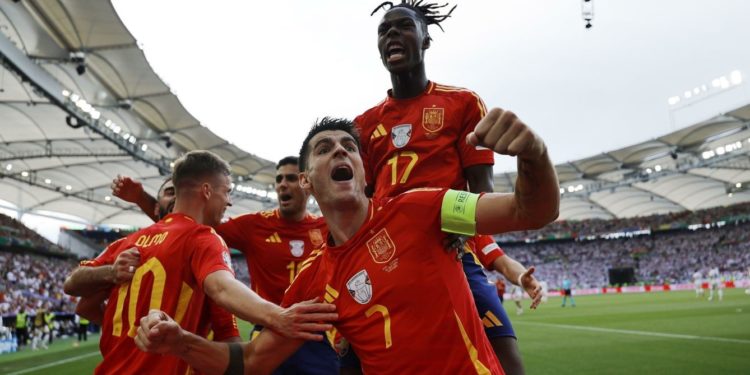 Con victoria dramática España avanza a semifinales de la Eurocopa