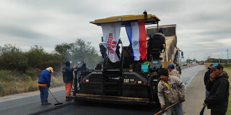 Lote 1 de la Ruta de la Leche: completaron la colocación del asfaltado