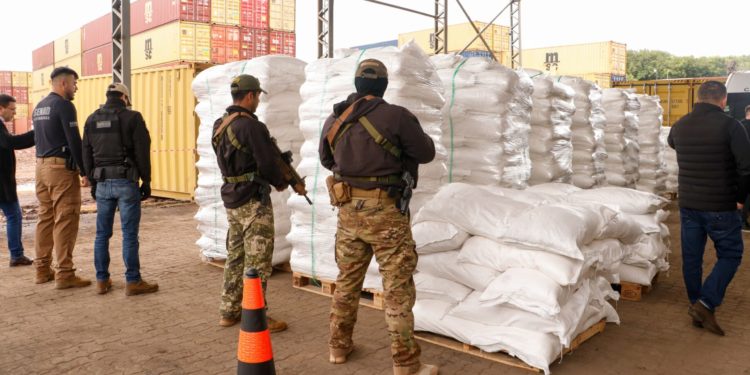 Descubren 1.000 kilos de cocaína camuflados en azúcar con destino a Bélgica