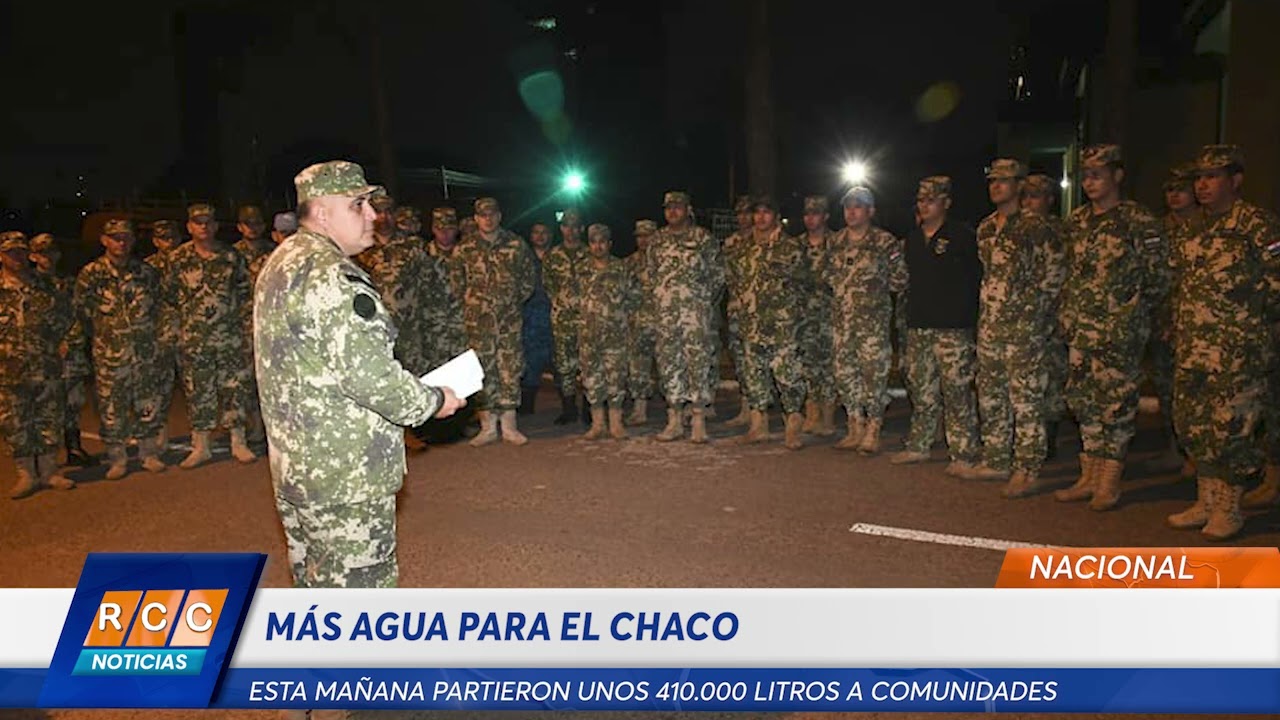 Video: Otros 410.000 litros de agua a comunidades del Chaco
