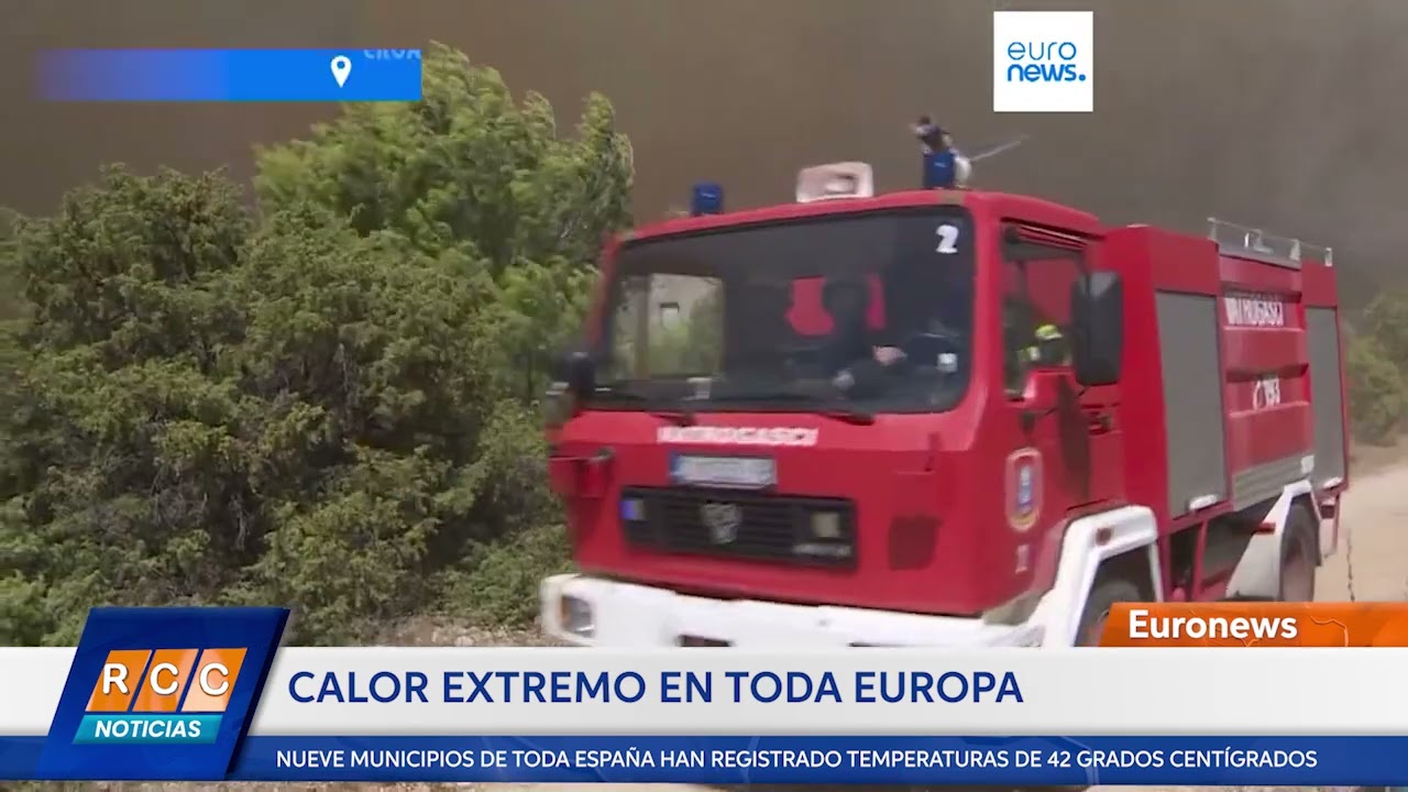 Video: Calor extremo en toda Europa con máximas de más de 40ºC en España