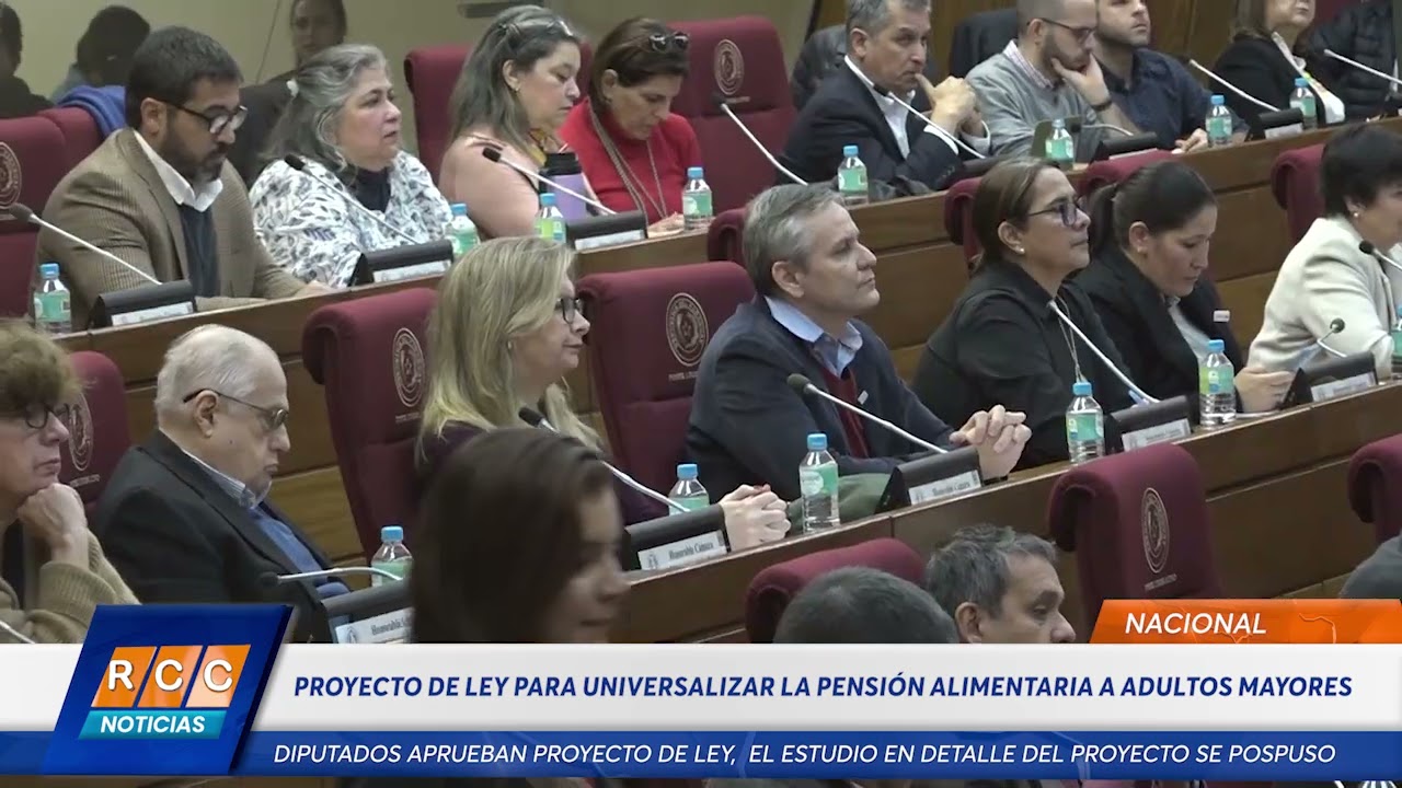 Video: Diputados aprueban el proyecto de ley para universalizar la pensión alimentaria a adultos mayores