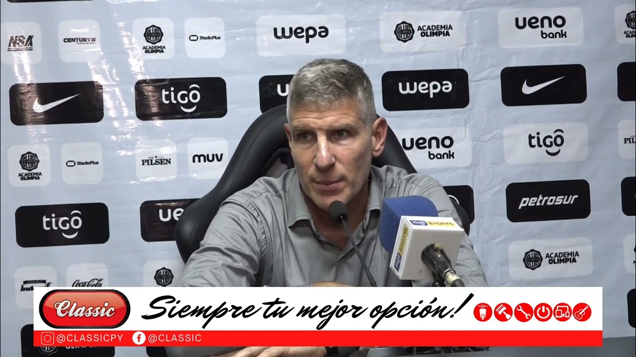 Video: Sol de América (0) – (1) Olimpia: Palabras del DT Martin Palermo