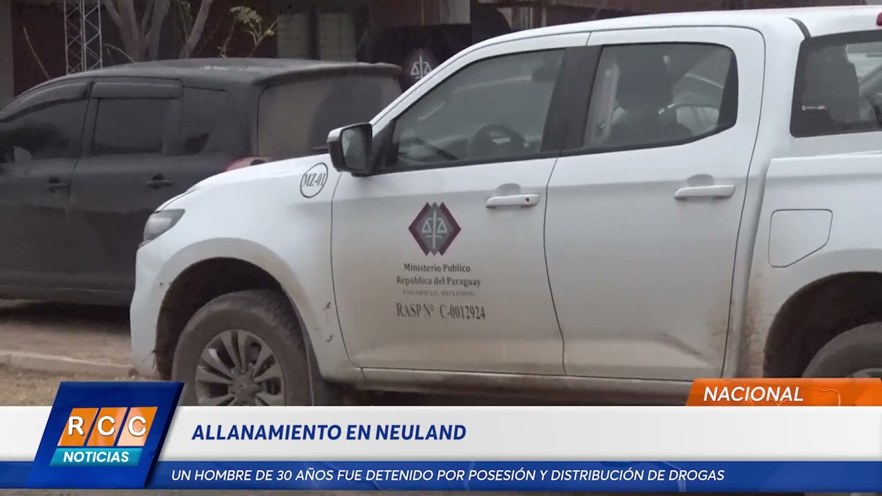 Video: Allanamiento en Neuland: Detienen a un hombre por posesión y distribución de drogas