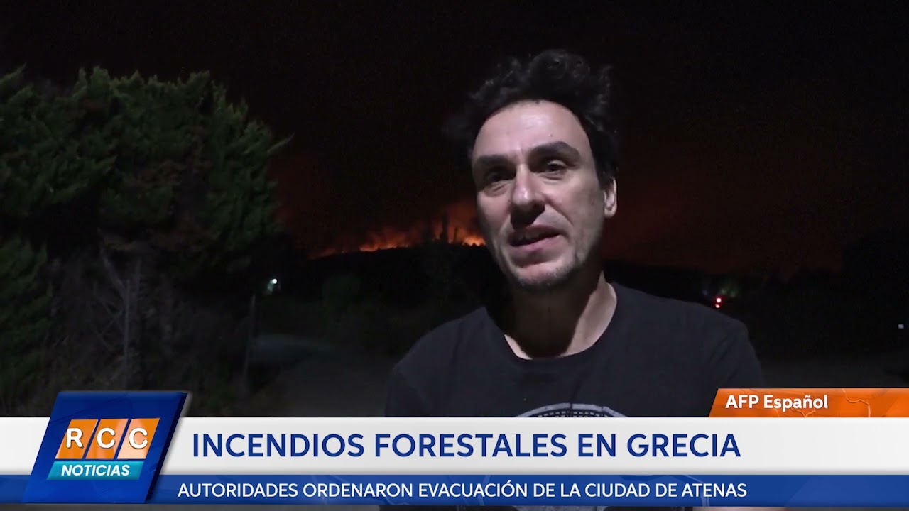 Video: Grecia lucha contra los incendios forestales en medio de fuertes vientos