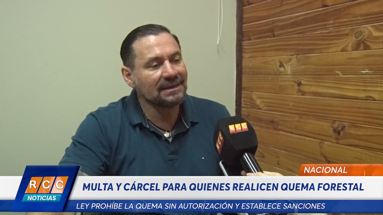 Video: Multa y cárcel para quienes realicen quema forestal