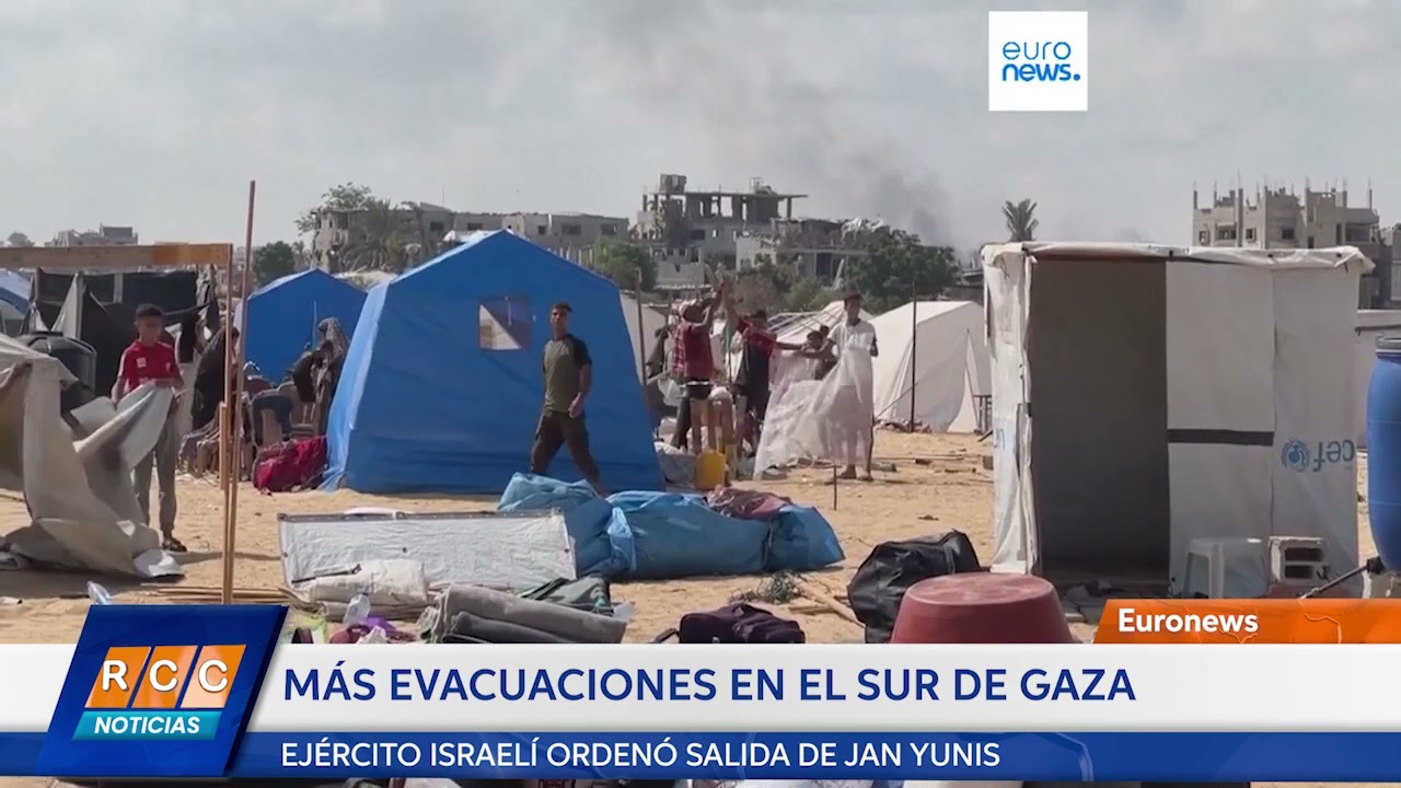 Video: El Ejército israelí ordena más evacuaciones en el sur de Gaza